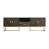 Kraj Mango Wood & Iron TV Stand