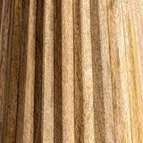 Plisse Mango Wood Side Table