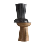 Plisse Mango Wood Side Table