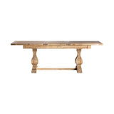 Berca Recycled Elm Wood Extending Table - 200cm