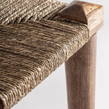 Kaaji Mango Wood & Jute Stool