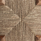 Kaaji Mango Wood & Jute Stool