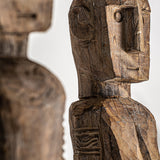 Kemet Teak Wood Sculpture (Set Of 2)