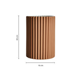 Plissé Ceramics Stone Vase
