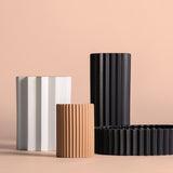 Plissé Ceramics Stone Vase