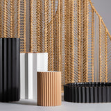 Plissé Ceramics Stone Vase