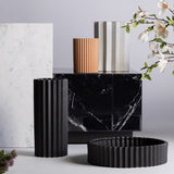 Plissé Ceramics Stone Vase