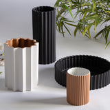 Plissé Ceramics Stone Vase