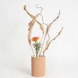 Plissé Ceramics Stone Vase