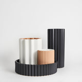Plissé Ceramics Stone Vase
