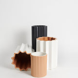 Plissé Ceramics Stone Vase