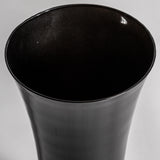 Donet Deep Black Crystal Vase