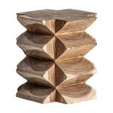 Sakalli Suar Wood Side Table