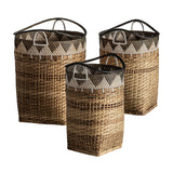 Zirba Rattan Clothes Basket (Set Of 3)