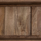 Bavay Black Mango Wood Glass Cabinet