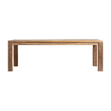 Lux Recycled Teak Wood Rectangular Dining Table