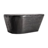 Lestans Black Teak Wood Coffee Table