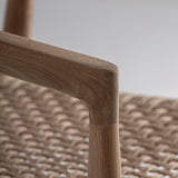 Caen Teak Wood Armchair
