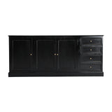 Zenica Black Mango Wood Sideboard