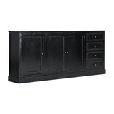 Zenica Black Mango Wood Sideboard