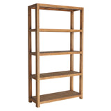 Udine Recycled Elm Tree Wood Bookcase
