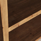 Udine Recycled Elm Tree Wood Bookcase
