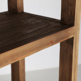 Udine Recycled Elm Tree Wood Bookcase