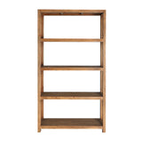Udine Recycled Elm Tree Wood Bookcase