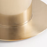 Naustdal Gold Steel Bar Table