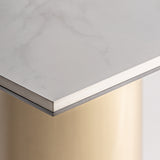 Naustdal Gold Steel Bar Table