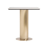 Naustdal Gold Steel Bar Table