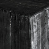 Vievy Black Recycled Pine Wood Stand