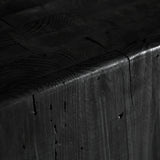 Vievy Black Recycled Pine Wood Stand