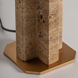 Giulia Travertine Marble Table Lamp