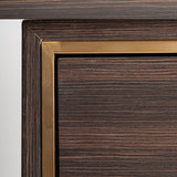 Cheb Brown Pine Wood Desk