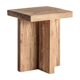 Pure Recycled Teak Wood Side Table