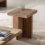 Pure Recycled Teak Wood Side Table