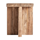 Pure Recycled Teak Wood Side Table