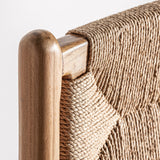 Agia Teak Wood Tall Bar Stool