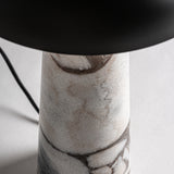 Vetra Marble Table Lamp Iron Shade