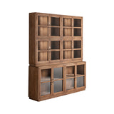 Jekye Wooden Cabinet Glass Doors