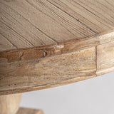 Sonvigo Recycled Elm Tree Wood Extending Table