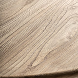 Sonvigo Recycled Elm Tree Wood Extending Table