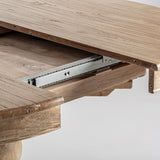 Sonvigo Recycled Elm Tree Wood Extending Table
