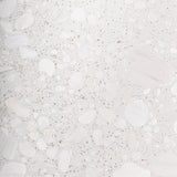 Alferce White Terrazzo Marble Bar Table