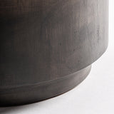 Arneke Mango Wood Side Table Marble Top