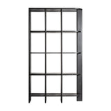 Nara Mango Wood Bookcase Black