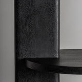 Nara Mango Wood Bookcase Black