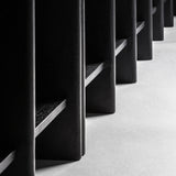 Nara Mango Wood Bookcase Black
