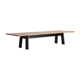 Nara Mango Wood Dining Table Oak Wood Top
